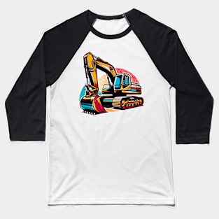 Excavator Baseball T-Shirt